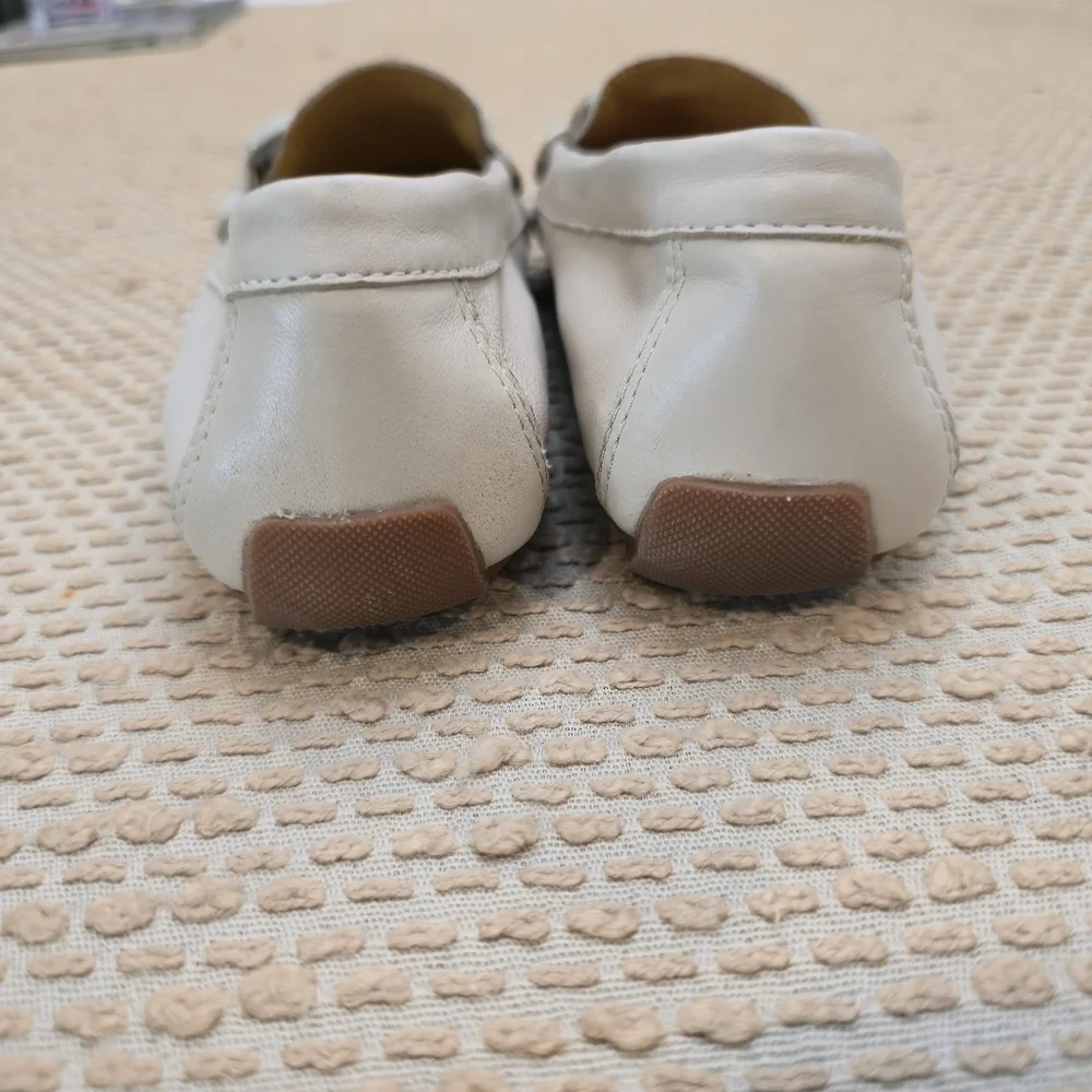Vaneli Aiker Driving Loafer Moccasin  Size 7.5 All Leather Made In  Italy